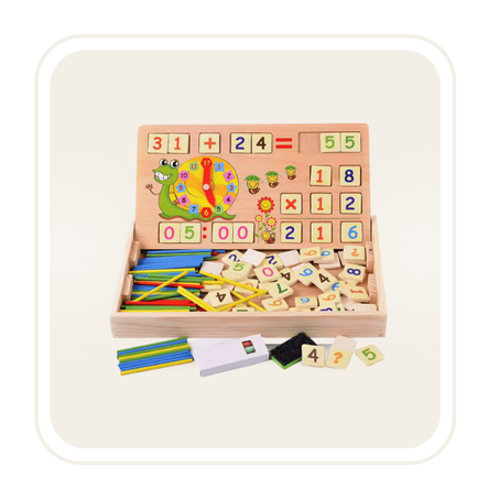 لعبة مونتيسوري التعليمية الخشبية