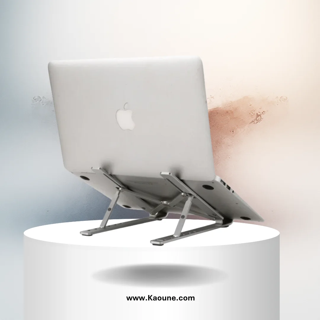 Pack Bureau : Support PC + Support Phone + Souris Sans fil Rechargeable + Tapis Souris