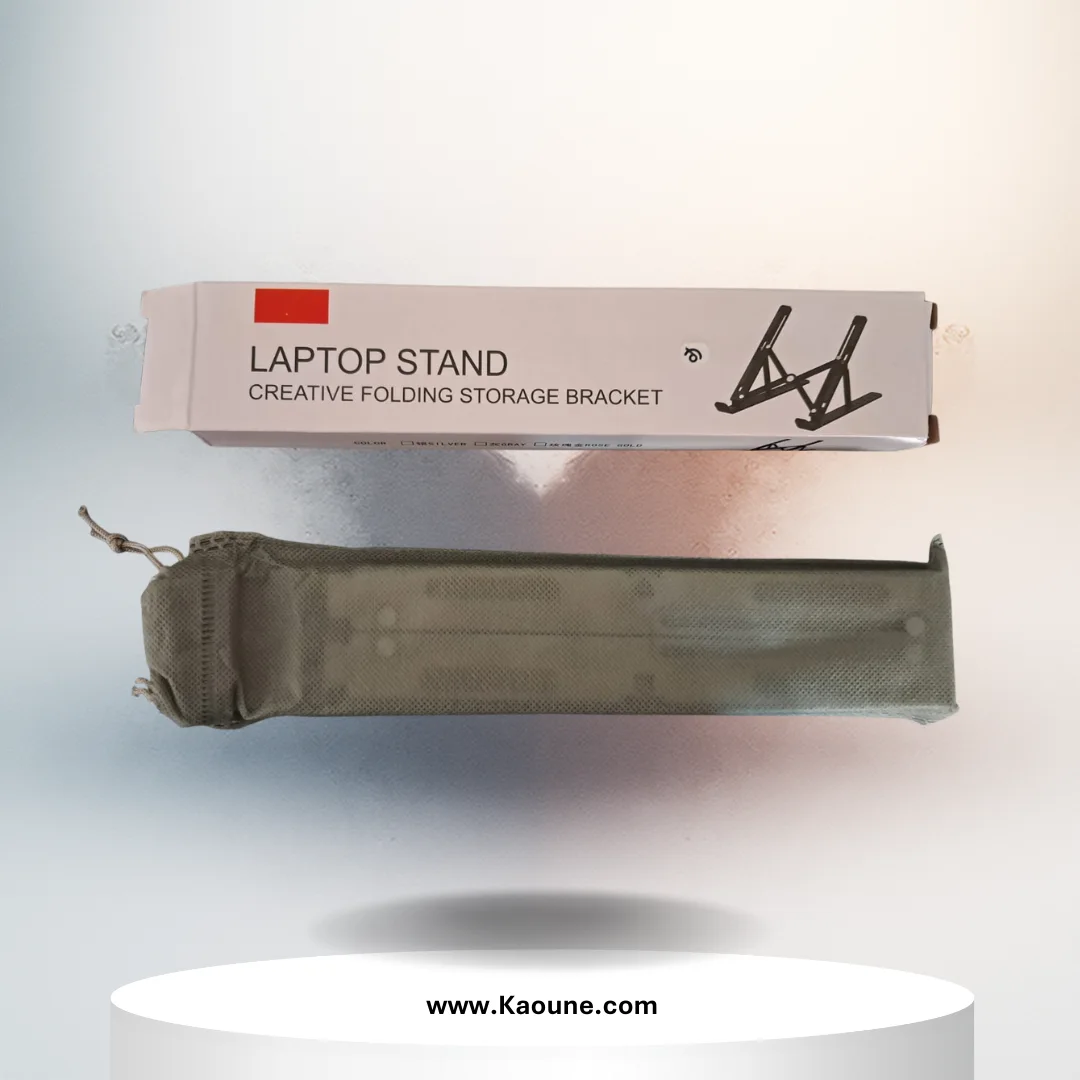 حامل حاسوب محمول من الألمنيوم – Adjustable Laptop Stand