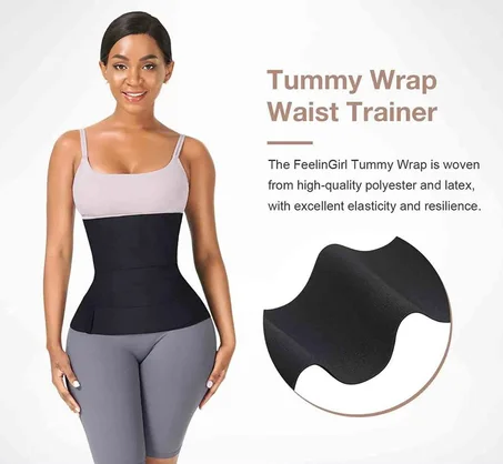 Bandage wrap taille formateur shapewear ceinture femmes minceur ventre ceinture 5M