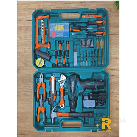 Kit Outils 108 Pcs ORCA Visseuse 12V double betterie