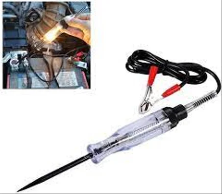 Testeur de Circuit de voiture 6-24V, lumière de Test avec sonde de perçage aiguisée étendue, testeur de tension de Circuit avec indicateur de remplacement j01-24