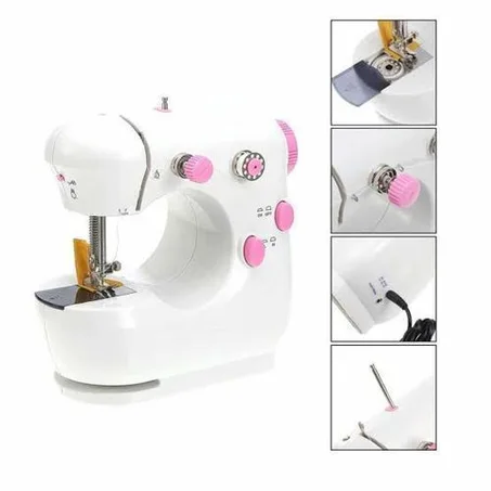 Mini Machine A Coudre - 4 En 1 - Jysm-301 - Blanc