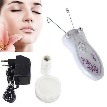 Brouns Épilateur Electrique Avec Fil De Coton - Blanc