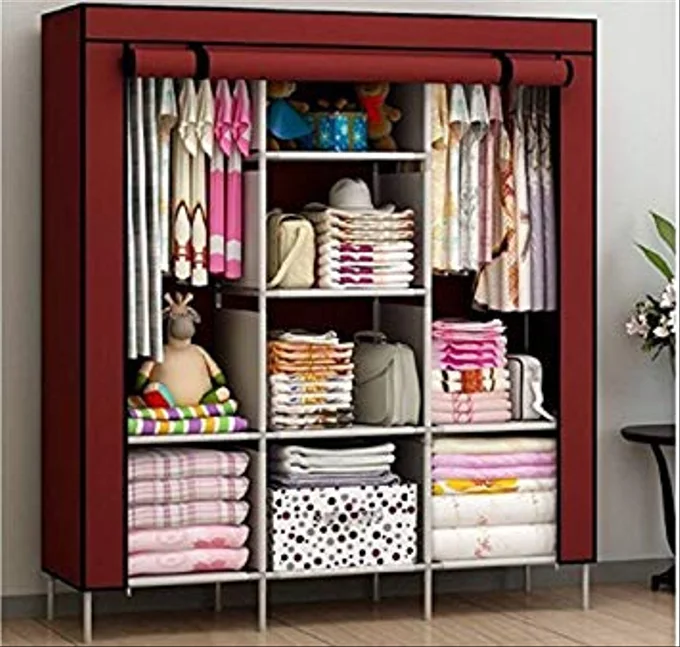 Armoire de Rangement Tissu Storage Wardrobe Modèle 88130 Penderie Modulable