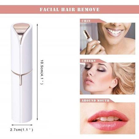 Épilateur Visage Indolore - Blanc