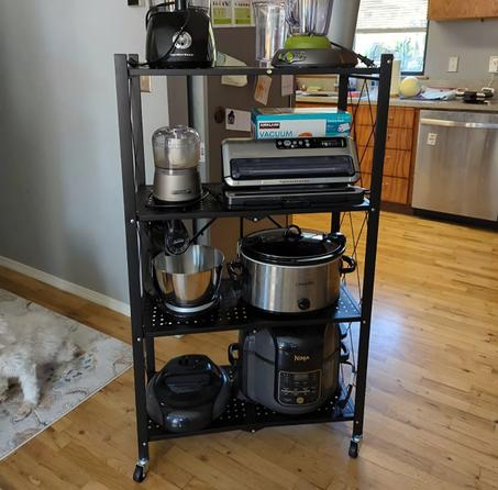 منظم المطبخ الفولاذي