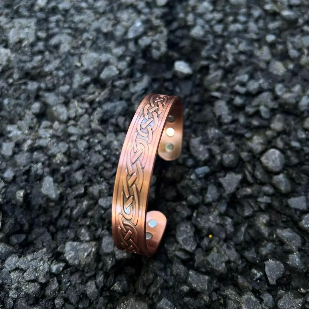 سوار مغناطيسي نحاسي للرجال