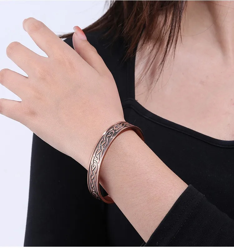 سوار مغناطيسي نحاسي للرجال