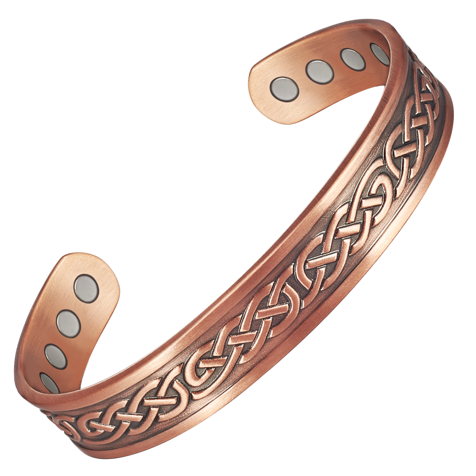 سوار مغناطيسي نحاسي للرجال