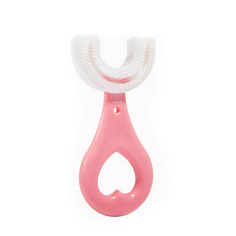 فرشاة أسنان للأطفال على شكل حرف U - تنظيف أسهل بدون عناء