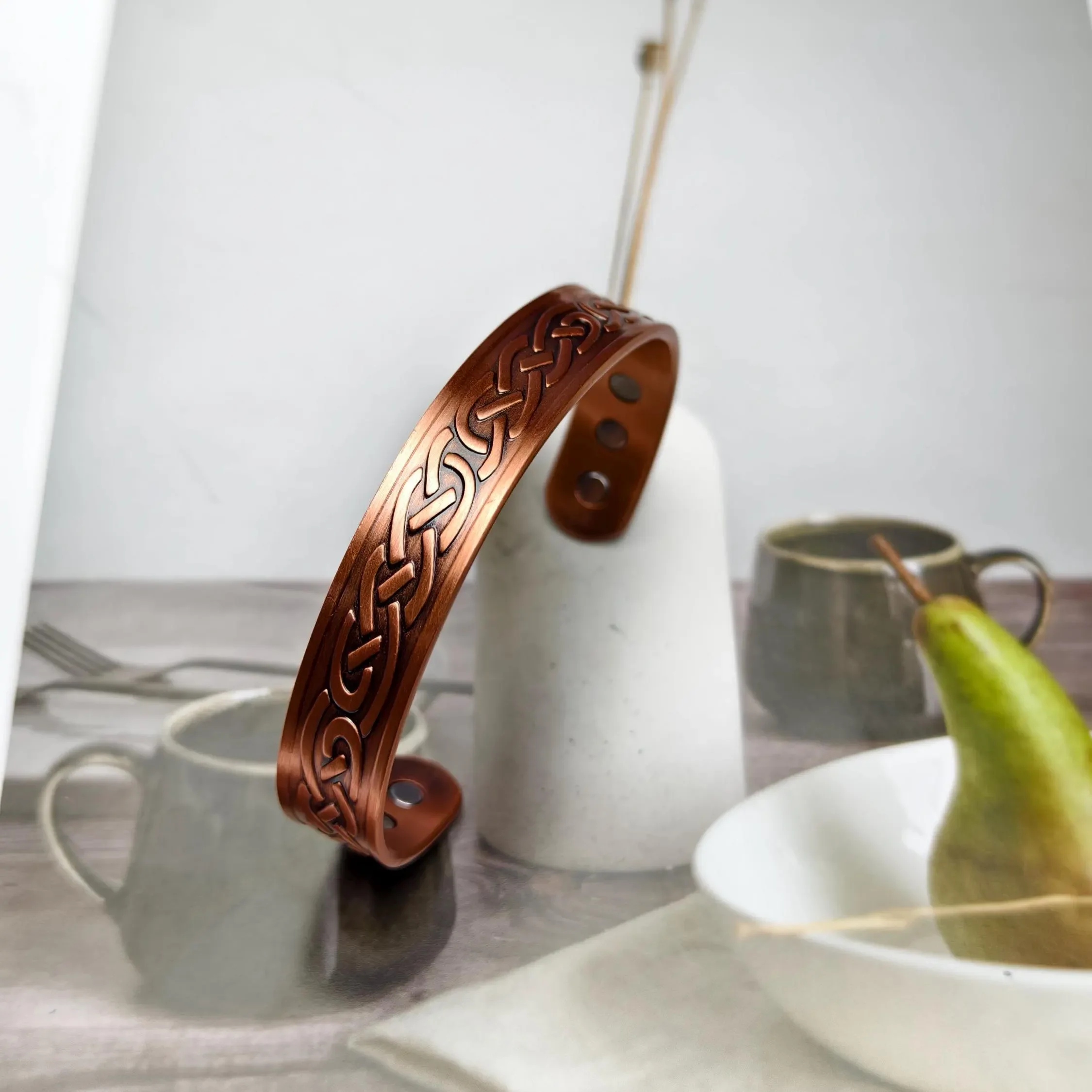 سوار مغناطيسي نحاسي للرجال