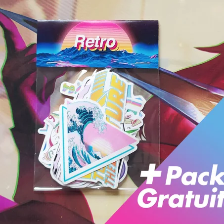 Retro Stickers 10 Pcs