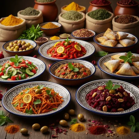 السلطات والمقبلات المالحة