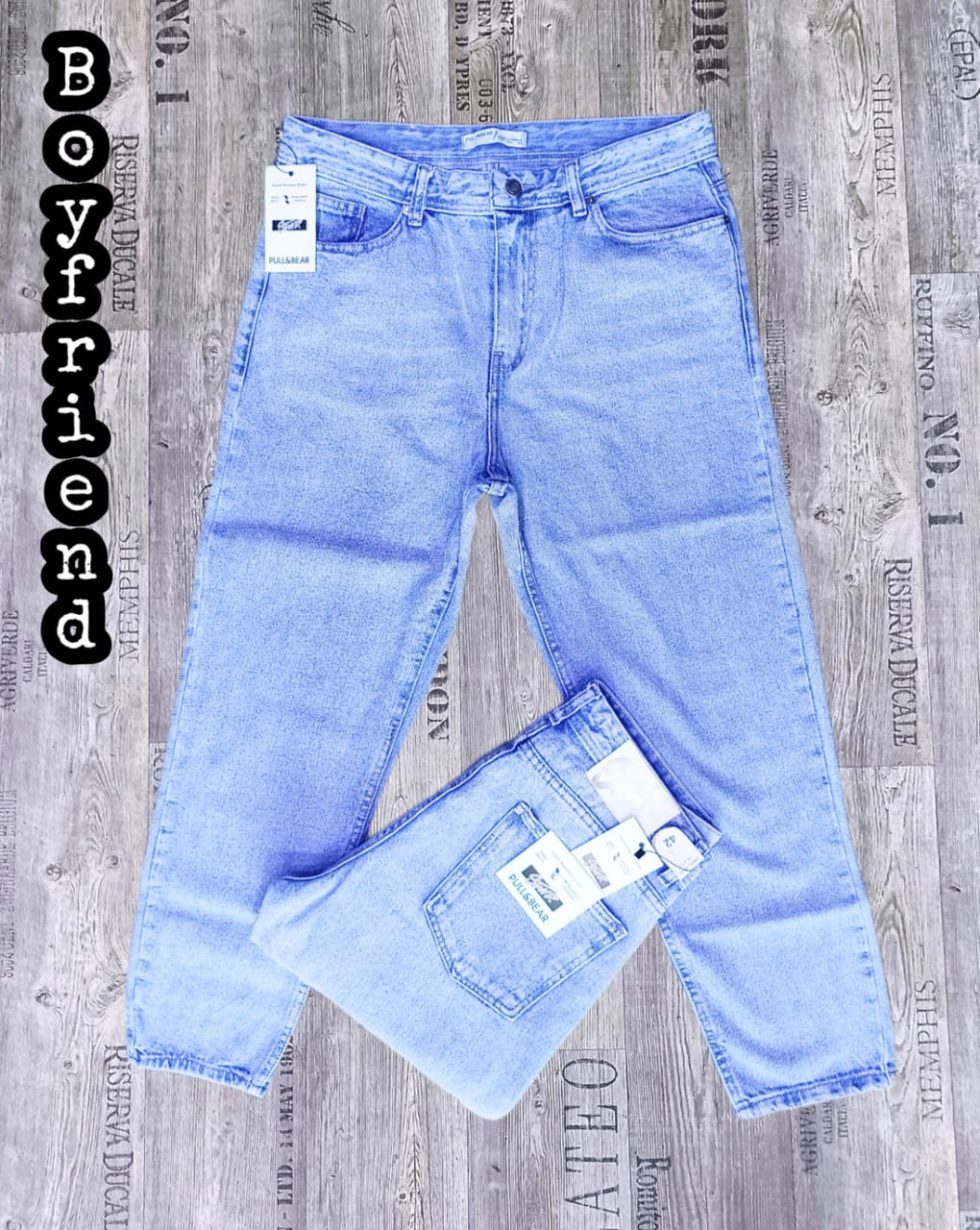 Boy friend سروال دجين انيق