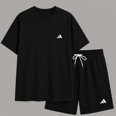 تيشورت  + شورت Adidas