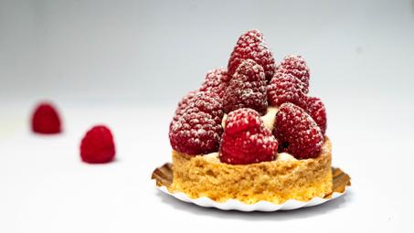 Tarte aux framboises