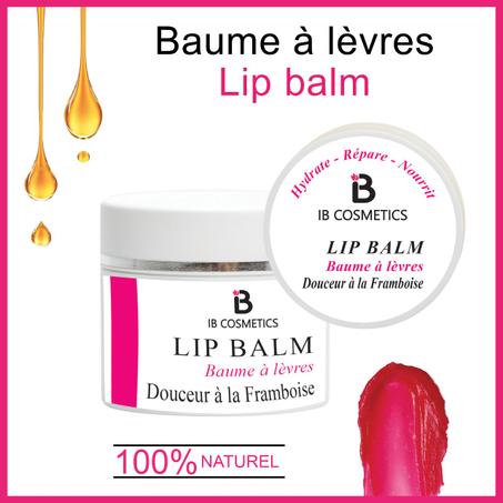 Baume à lèvres douceur à la framboise - Lip balm
