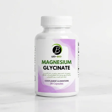 Magnesium Glycinate – دعم الاسترخاء والنوم العميق | 30 كبسولة