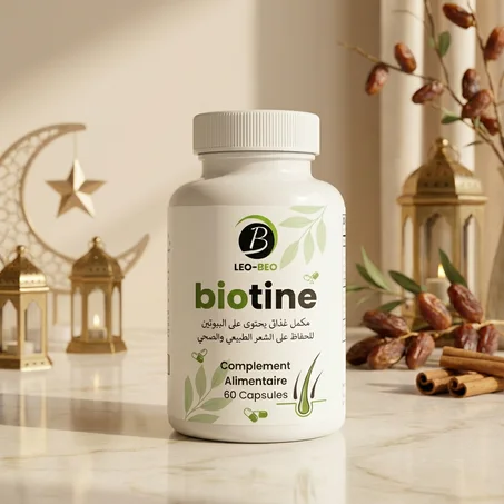 Biotine 60 Capsules – دعم نمو الشعر وتقويته من الجذور