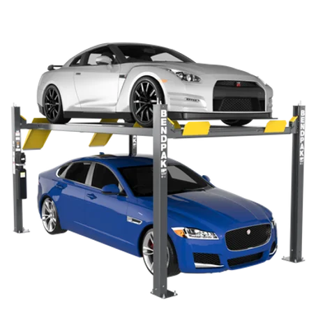 BendPak HD-9EWT Four-Post Lift – 9,000 lb Capacity, Extra Wide, Extra-Tall Rise