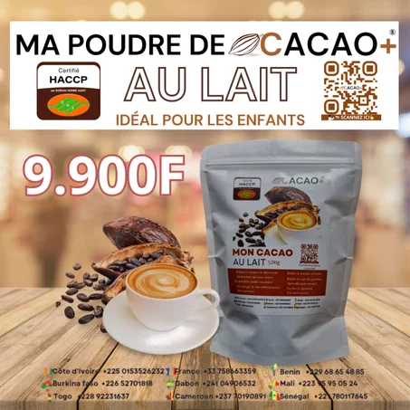 POUDRE CACAO AU LAIT