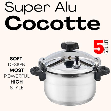 طنجرة الضغط الذكية الجيل الجديد Eco Energy ClipsoMinut – سعة 5 لتر مع سِلّة بخار مُهداة، من الألومنيوم الغذائي