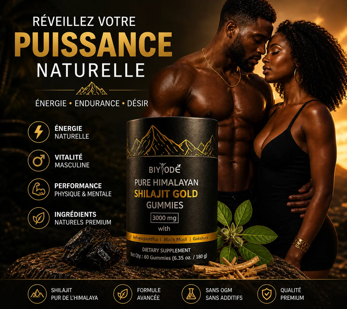 Shilajit Gold Gummies – Réveillez Votre Puissance Intérieure