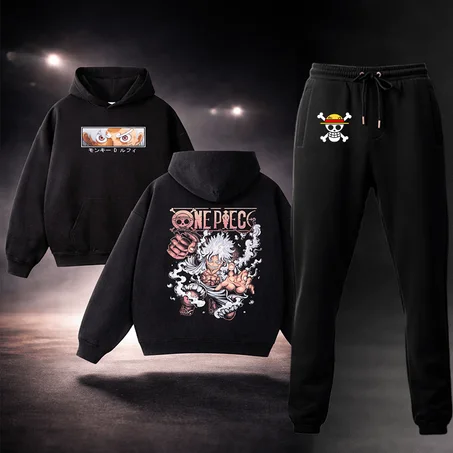 Ensemble Hoodie + Jogging pants  luffy gear 5