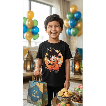 T-shirt Enfant Goku-Hero – T-shirt Super-Héros pour Enfants