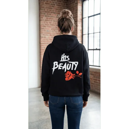 Hoodie Oversize “His Beauty” – Streetwear Premium
