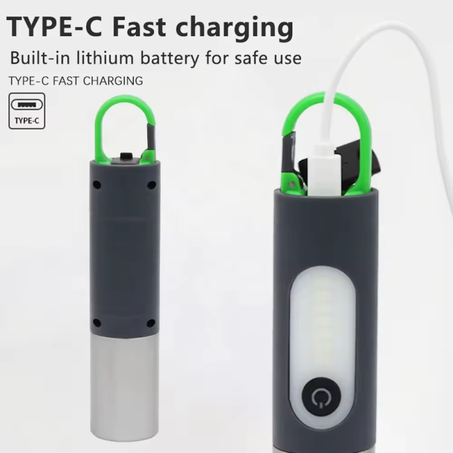 JX-836 USB Rechargeable LED Flashlight