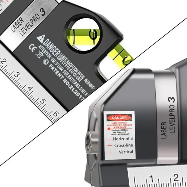 Laser Precision Ruler 4 in 1 Laser measuring tool Laser level measuring ruler