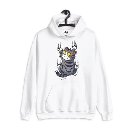 A scared cat Hoodie – Premium Streetwear Fit