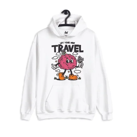 Let your mind travel  Hoodie – Premium Streetwear Fit