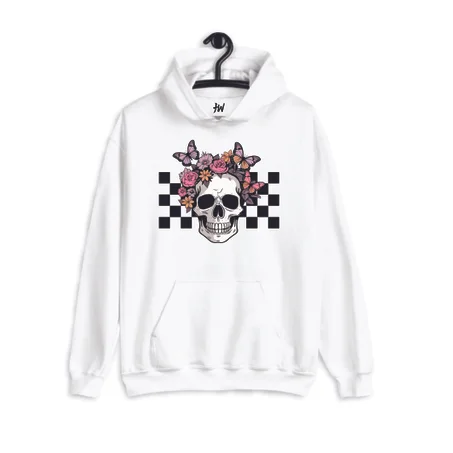 Floral skull Hoodie – Premium Streetwear Fit