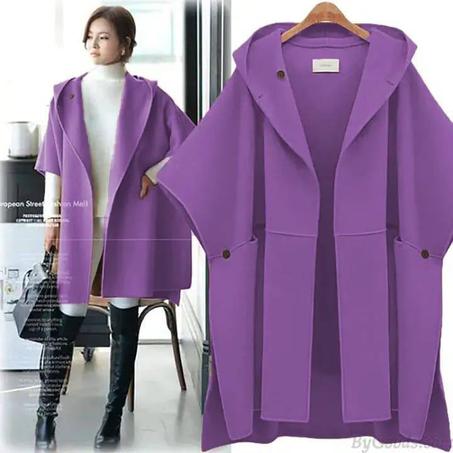Manteau Cape Élégant              معطف كاب