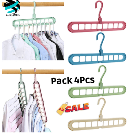 علاق ملابس السحري (4 قطع)