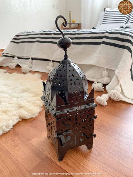 Lanterne en métal de style Marocain