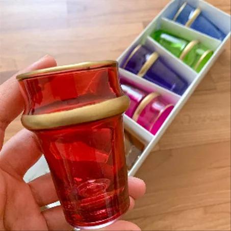 Lot de 6 Verres à Thé Al Bouq