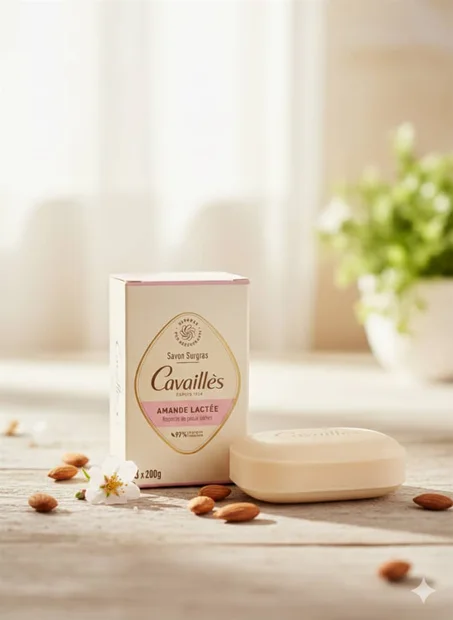 Savon Surgras Amande Lactée – Rogé Cavaillès ✨ Nutrition intense et douceur lactée pour les peaux sensibles