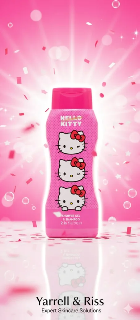 HELLO KITTY – Gel Douche & Shampooing ✨ Douceur, propreté et plaisir pour les enfants