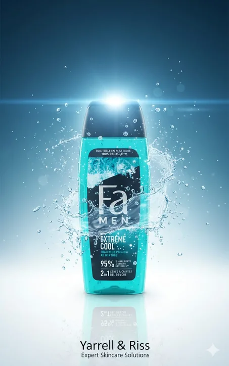 Gel Douche FA MEN Extreme Cool ✨ Fraîcheur intense et énergie immédiate