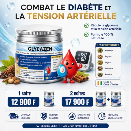 GLYCAZEN : Détoxifiez votre corps et stabilisez durablement votre glycémie et votre tension artérielle en 3 jours seulement, en toute sécurité.