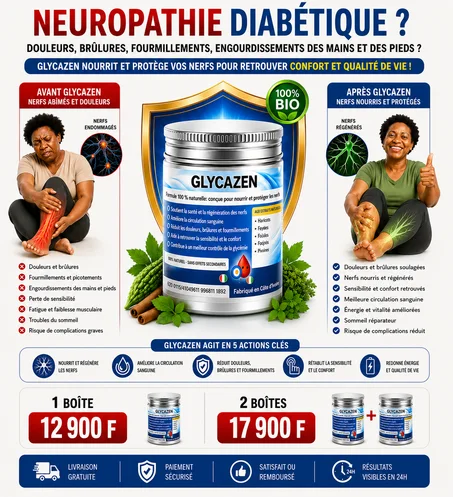GLYCAZEN : Détoxifiez votre corps et stabilisez durablement votre glycémie et votre tension artérielle en 3 jours seulement, en toute sécurité