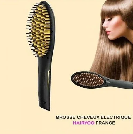 Hairyoo Brosse lissante électrique ionique - 230°C