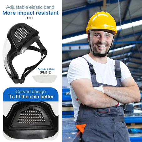 واقي الوجه مضاد للضباب