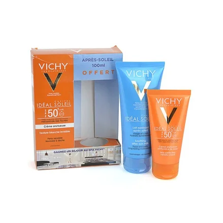 VICHY IDEAL SOLEIL CREME ONCTUEUSE 50ML + APRES SOLEIL 100ML OFFERT