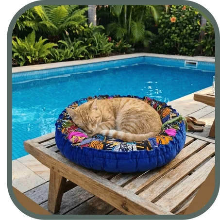 Coussin pour grand chat ou petit chien