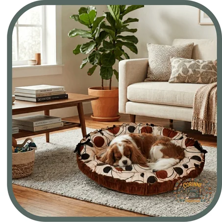 Coussin Oval pour grand chat ou petit chien